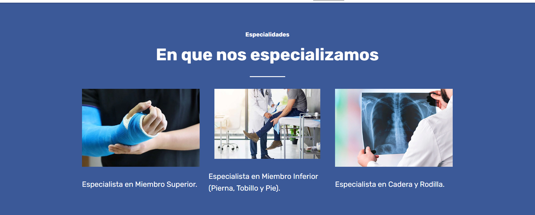 Esquema Especialidades Dr. Pico